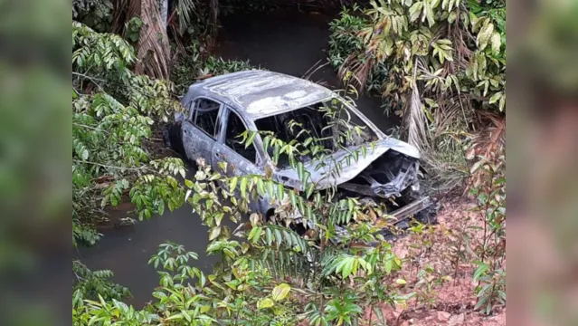 Imagem ilustrativa da notícia Pará: bandidos sequestram gerente, roubam banco e queimam carro da vítima