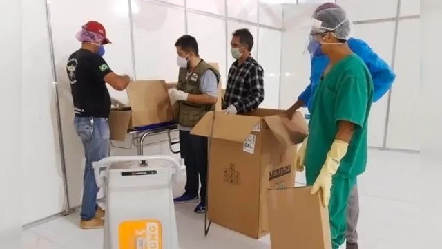 Imagem ilustrativa da notícia Hospital de Campanha do Oeste recebe mais 10 kits de respiradores