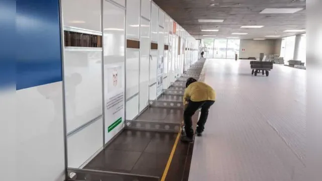 Imagem ilustrativa da notícia Hospital de Campanha em Belém está com 70% das obras concluídas; veja o vídeo!