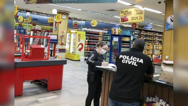Imagem ilustrativa da notícia Supermercado de Belém é advertido por permitir pessoas sem máscaras
