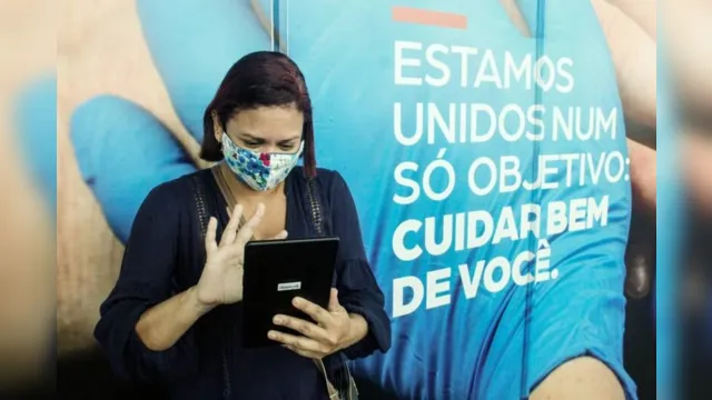 Imagem ilustrativa da notícia Hospital de Campanha de Belém chega a 500 videochamadas entre pacientes
e familiares