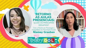 Especialista dá dicas de como os pais podem ir preparando os filhos para o retorno das aulas presenciais, principalmente na questão emocional dos pequenos. 