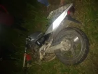 A vítima fatal foi atropelada pela motocicleta