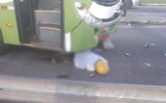 Ainda não há informações sobre o estado de saúde do condutor da moto ou sobre a identificação da vítima.