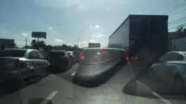 Ainda não há informações sobre acidentes ou algum outro fato que possa ter ocasionado o congestionamento.