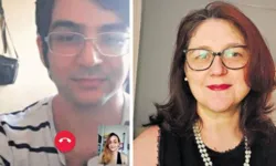 Nilo Ferraz e Mayara Santana só se veem pelo celular. A psicóloga Rosário Portella destaca esse desafio.