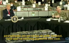 Imagem ilustrativa da notícia Brasil paga para ele trabalhar para mim, diz almirante dos EUA sobre militar brasileiro