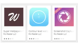 Alguns dos apps que roubavam senhas