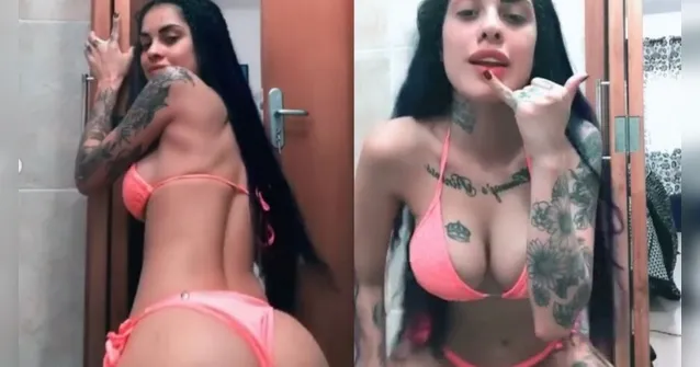 Imagem ilustrativa da notícia Tati Zaqui provoca em foto de calcinha: "Será que tu aguenta?"