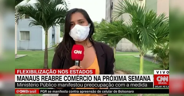 Imagem ilustrativa da notícia Repórter da CNN Brasil desmaia após passar informações ao vivo