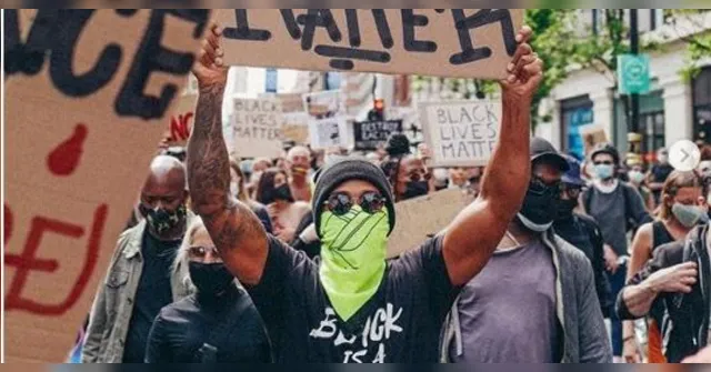 Imagem ilustrativa da notícia Hamilton se disfarça e vais às ruas em protesto contra racismo 