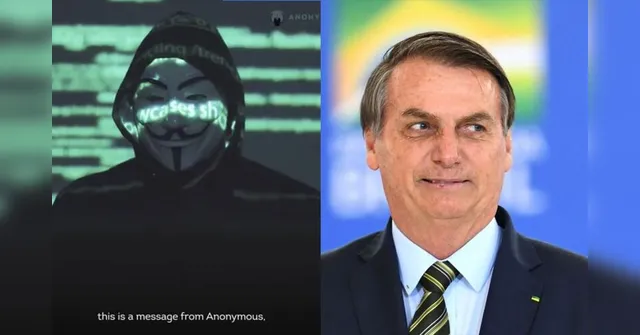 Imagem ilustrativa da notícia Anonymous cita Bolsonaro e possível ligação do presidente com estuprador de crianças