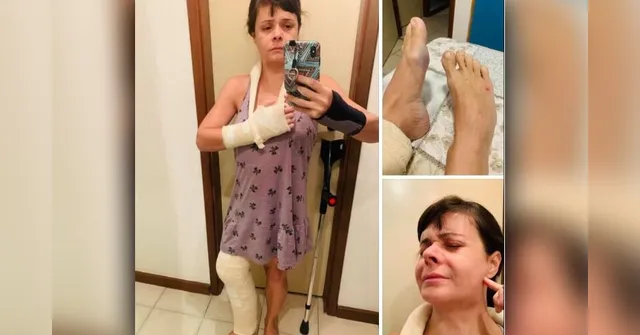 Imagem ilustrativa da notícia Médica é espancada por policial e amigos que furaram quarentena para ir em festa