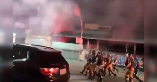Imagem ilustrativa da notícia Protesto contra fascismo em Curitiba termina em confronto com policiais