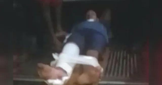 Imagem ilustrativa da notícia Homem tem perna quebrada por policiais durante festa de aniversário de esposa