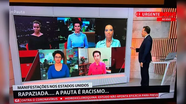 Imagem ilustrativa da notícia Após críticas, emissora escala comentaristas pretos para falar sobre racismo