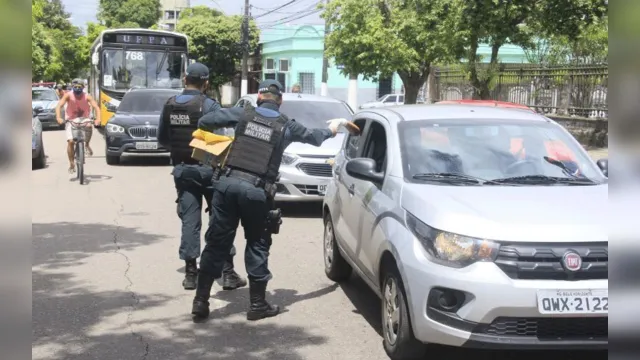 Imagem ilustrativa da notícia Operação de segurança coíbe aglomerações na Região Metropolitana de Belém