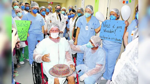 Imagem ilustrativa da notícia Paciente de Abaetetuba se recupera e ganha festa surpresa em hospital 