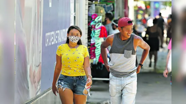 Imagem ilustrativa da notícia Parte da população anda sem máscara em Belém mesmo com pandemia ativa