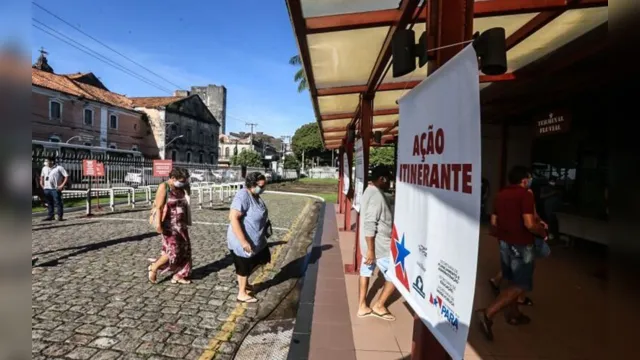 Imagem ilustrativa da notícia Ação Itinerante de combate à Covid-19 chega à Estação das Docas