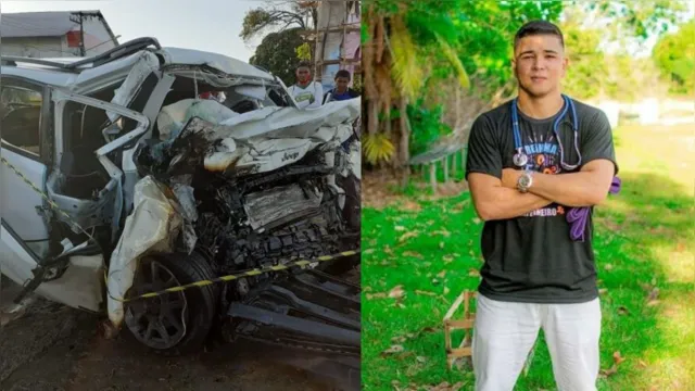 Imagem ilustrativa da notícia Jovem morre em grave acidente de carro no Marajó