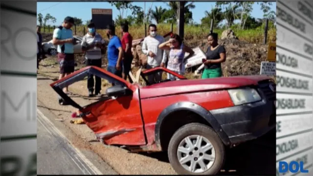 Imagem ilustrativa da notícia Idosa morre em acidente que deixou carro partido ao meio. Veja o vídeo!
