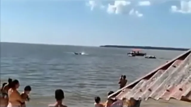 Imagem ilustrativa da notícia Rabeta desgovernada atinge banhista em praia no Pará; veja o vídeo