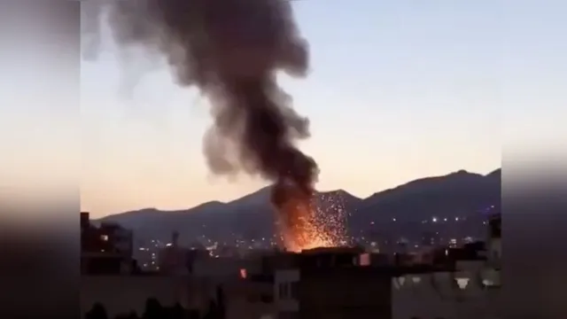 Imagem ilustrativa da notícia Hospital explode durante incêndio com pessoas dentro. Veja o vídeo!