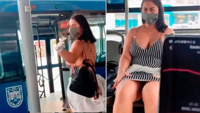 Imagem ilustrativa da notícia Mulher grava vídeo pornô no ônibus e é procurada pela polícia. Veja!