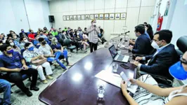 Representantes de escolas se reuniram com a PGE para tratar dos protocolos na tarde de ontem (26). 