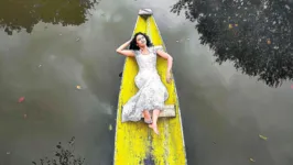 Imagem do livro “Caraparu e Seus Encantos”, de Celso Lobo, que ele aproveitou para divulgar enquanto não volta às expedições fotográficas.