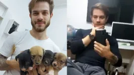 O influencer apareceu com um "volume" durante uma live. 