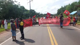 Os moradores do acampamento querem a revogação da ordem judicial