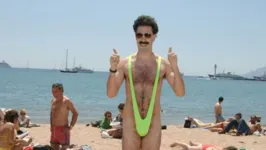 Imagem ilustrativa da notícia "Borat" é flagrado em suposta gravação e fãs especulam sequência do filme