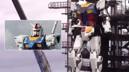 Imagem ilustrativa da notícia Robô gigante japonês "ganha vida" e dá seus primeiros passos. Veja o vídeo!