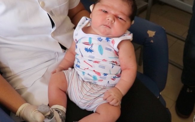 Imagem ilustrativa da notícia: "Bebezão" nasce com quase 6 quilos na Santa Casa e assusta pais