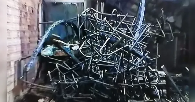 Imagem ilustrativa da notícia Vidraçaria pega fogo e imóvel fica destruído no bairro do Telégrafo