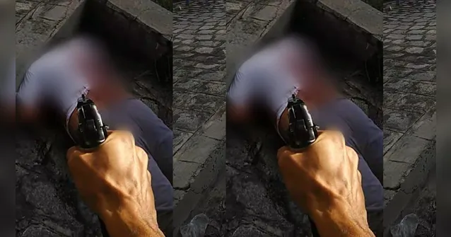 Imagem ilustrativa da notícia Ex-presidiário é morto a tiros enquanto jogava futebol com crianças; vídeo é forte