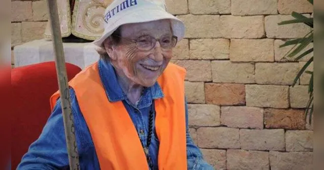 Imagem ilustrativa da notícia Emma
Morosini, a 'vovó peregrina' que caminhou até a Basílica de Nazaré, morre