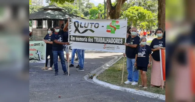 Imagem ilustrativa da notícia Profissionais da saúde fazem ato em memória aos mortos pela Covid