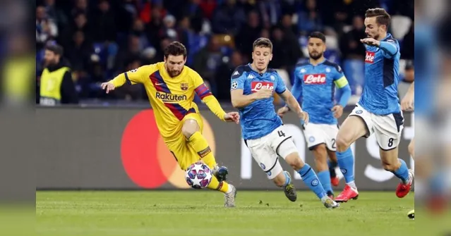Imagem ilustrativa da notícia Barcelona encara o Napoli pelas oitavas da Champions League