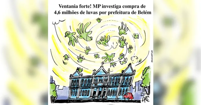 Imagem ilustrativa da notícia Ventania prefeitura de Belém