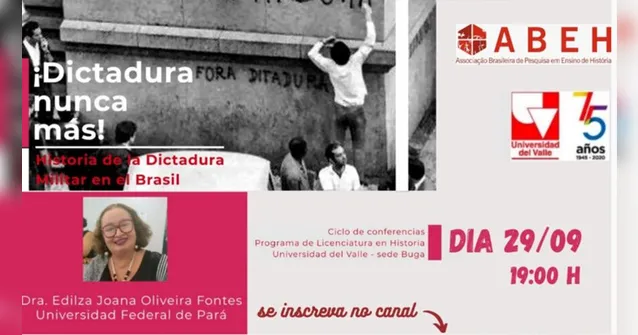 Imagem ilustrativa da notícia Professora da UFPA é alvo de ataques de extremistas em live sobre a Ditadura