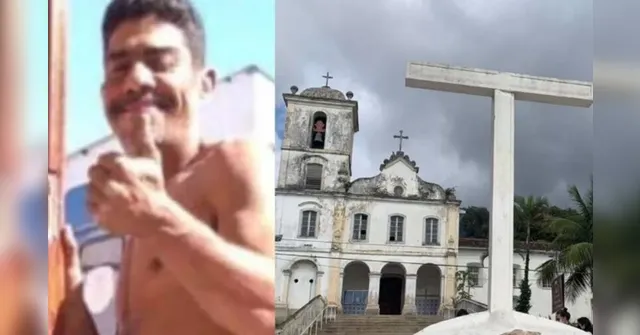Imagem ilustrativa da notícia Homem morre ao tentar tirar selfie de cima da cruz de convento