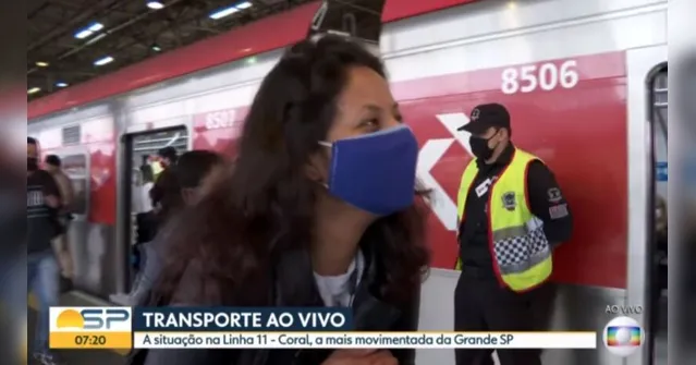 Imagem ilustrativa da notícia Mulher dispara palavrão em entrevista na Globo; veja o vídeo