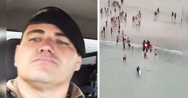 Imagem ilustrativa da notícia Sargento da PM morre afogado ao tentar salvar o filho 