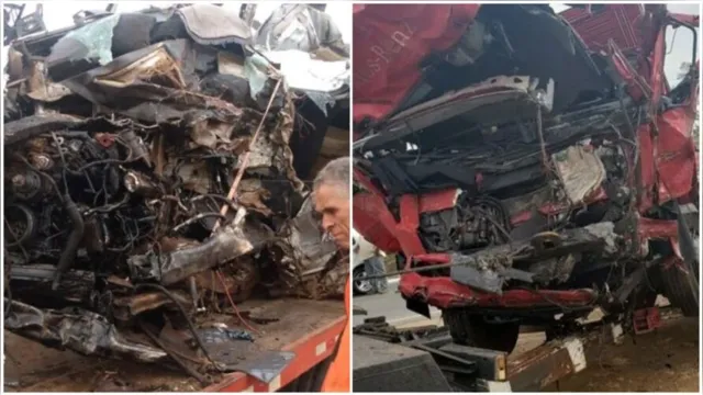 Imagem ilustrativa da notícia Colisão entre van e caminhão deixa 12 mortos 