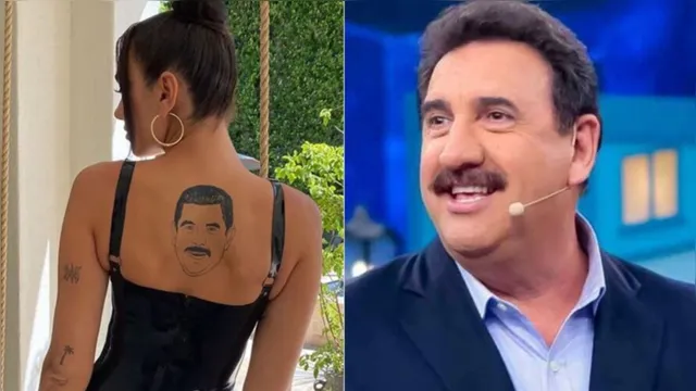 Imagem ilustrativa da notícia Será que Dua Lipa tatuou o apresentador "Ratinho" nas costas?