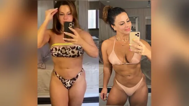 Imagem ilustrativa da notícia Viviane Araújo mostra antes e depois de detox de um mês