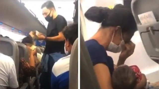 Imagem ilustrativa da notícia Vídeo: passageiros fazem 'vaquinha' para ajudar mulher com filho doente durante voo 
